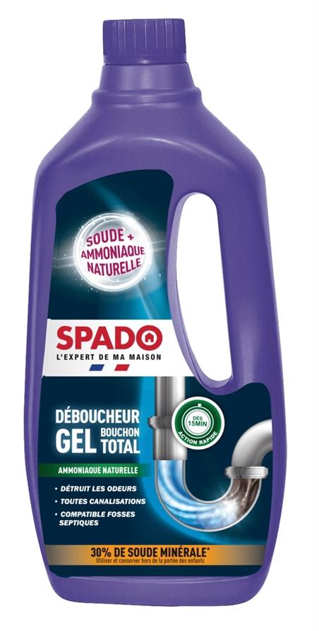 Déboucheur Gel Cuisine et Salle de Bain 1L - SPADO