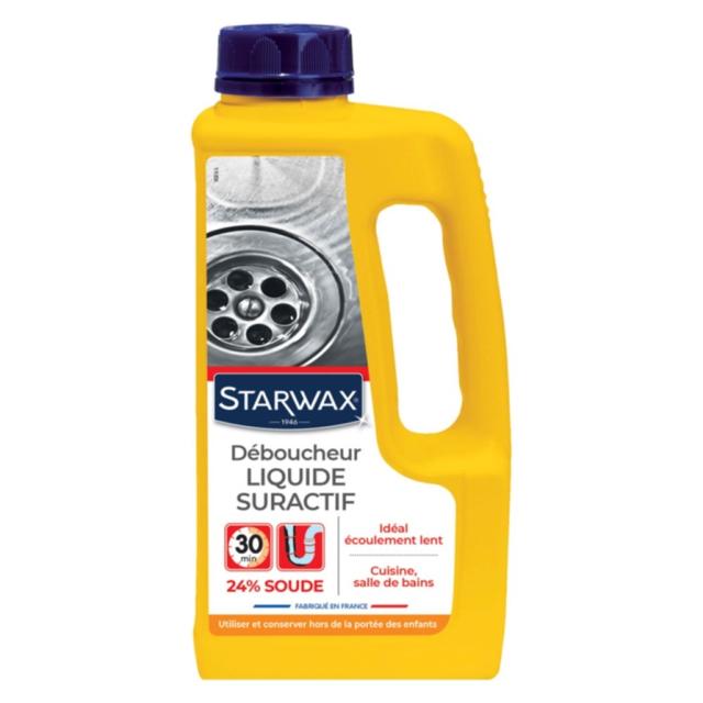 Déboucheur Liquide pour Canalisations 1L - STARWAX