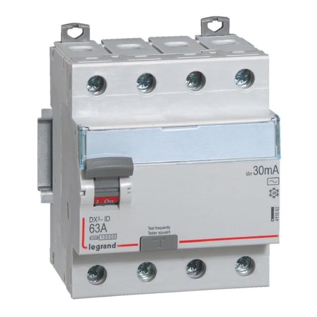 INTER.DIFF. DX3-ID 4PG 63A AC 30MA
