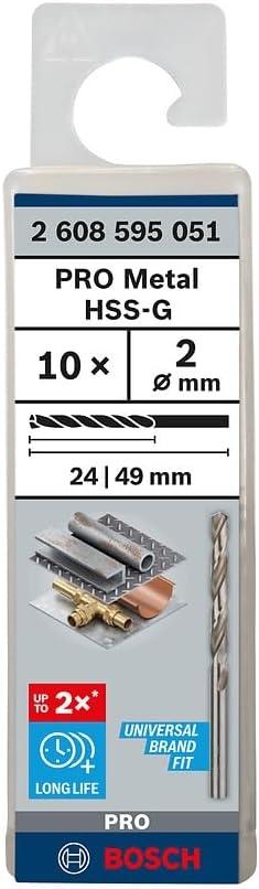 FORETS A METAUX HSS-G 2,0X24X49MM