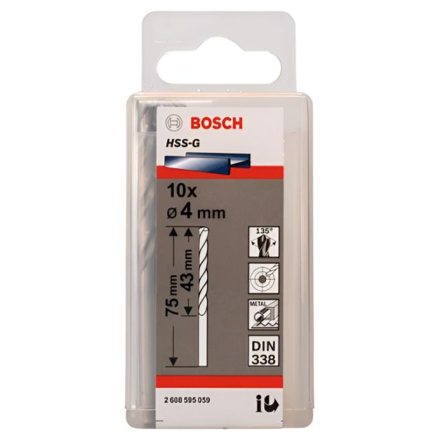 FORETS A METAUX HSS-G 4X43X75MM