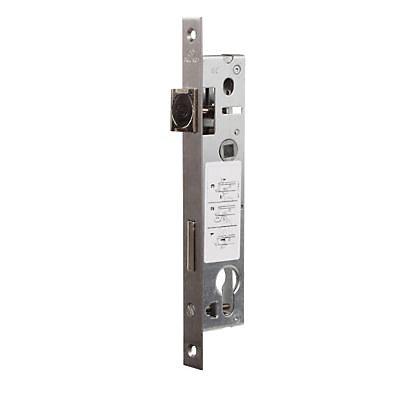 Bricard 1666 - Serrure monopoint à encastrer pour porte PVC ou métallique sans cylindre, coffre 36mm, entraxe 92mm