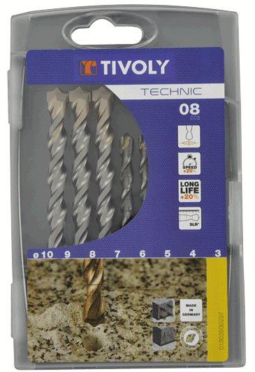 coffret foret béton technic 8pcs - TIVOLY