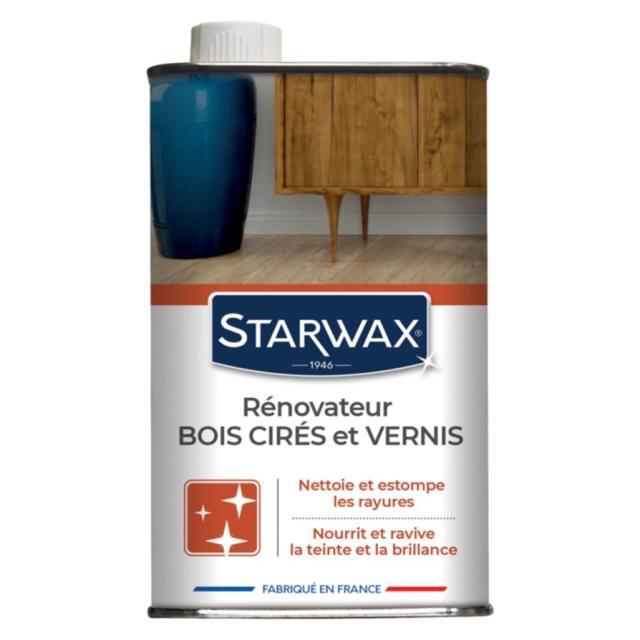 Rénovateur pour Bois Cirés et Vernis pour Mobilier Intérieur 500ml - STARWAX