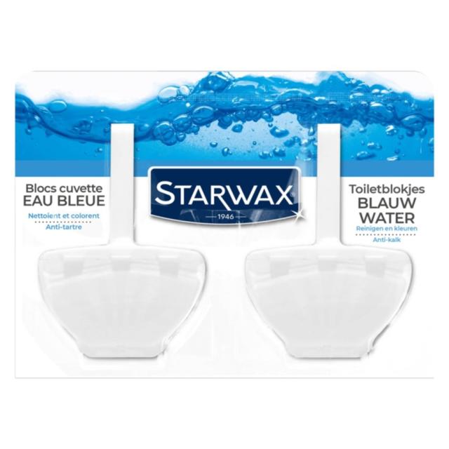 2 Blocs Eau Bleue pour WC - STARWAX