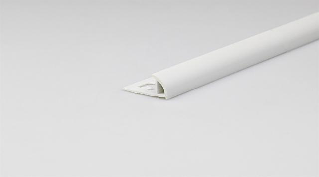 1/4 rond pvc mate blanc 8mm