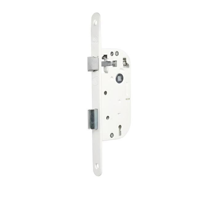 Bricard 2688 - Serrure monopoint Robust bouts ronds, axe 40mm, coloris blanc