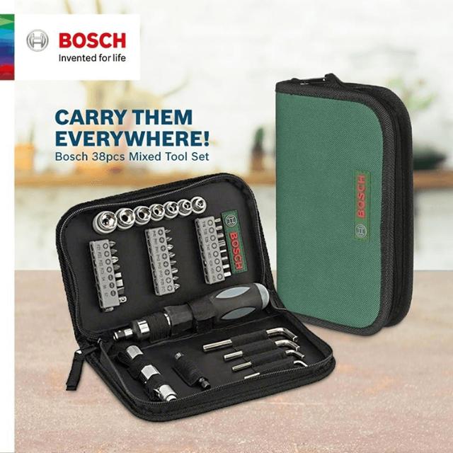 Ensemble d'accessoires mixte BOSCH 38 pièces