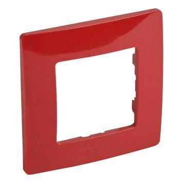 PLAQUE SIMPLE ROUGE