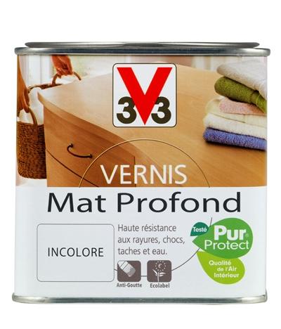 Vernis intérieur mat profond 0.5L - Incolore - V33