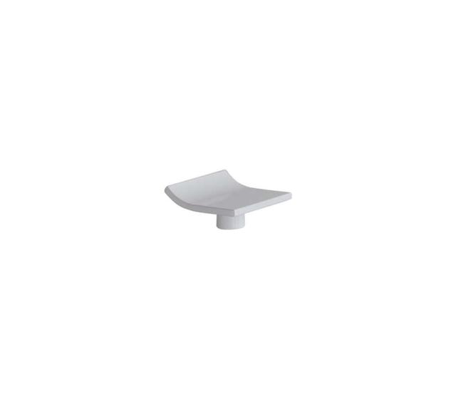 Bouton meuble Classique Métal Blanc 36x36x20mm - B BEAUTY