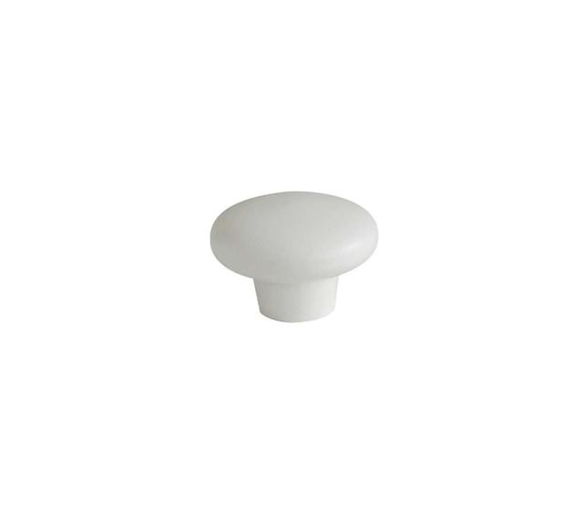 Bouton meuble Classique Hêtre Blanc ø43mm - B BEAUTY