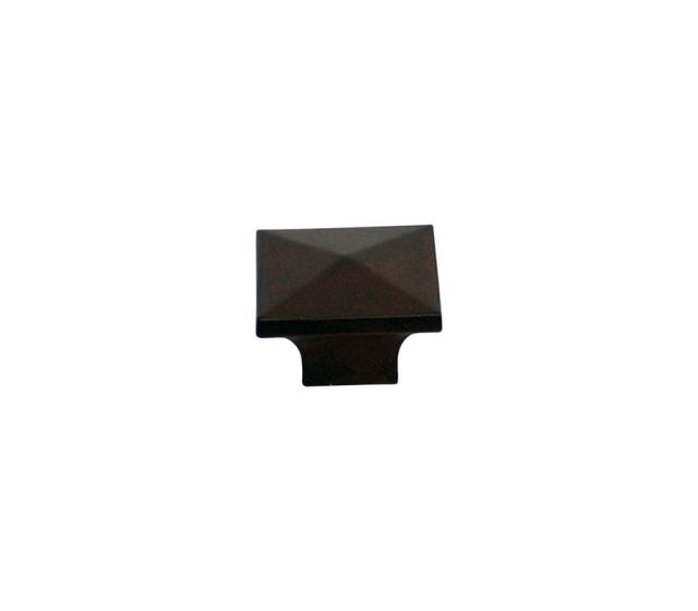 Bouton meuble Classique Zamak Rouille 32x32x22mm - B BEAUTY