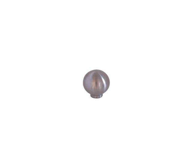 Bouton meuble Contemporain Inox Brut ø30mm h32mm - B BEAUTY