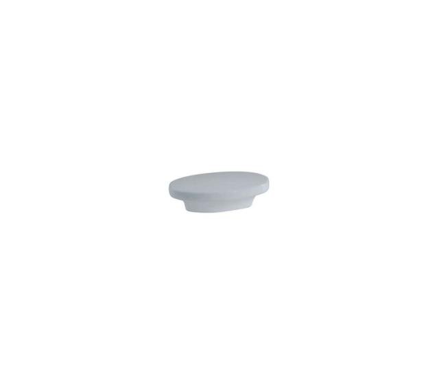 Bouton meuble Contemporain Zamak Blanc Brillant 63x26x20mm - B BEAUTY