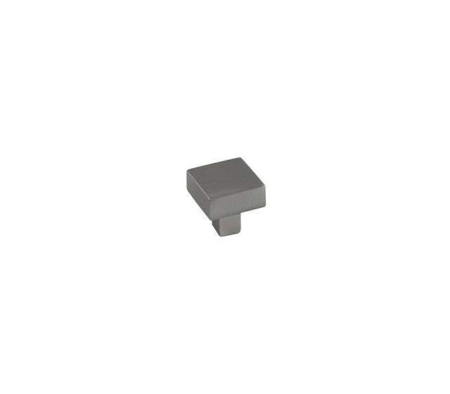 Bouton meuble Contemporain Zamak Brossé 20x20x21mm - B BEAUTY