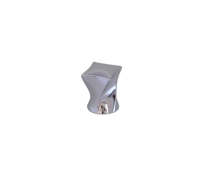 Bouton meuble Contemporain Zamak Chromé L26,3x26,3mm - B BEAUTY