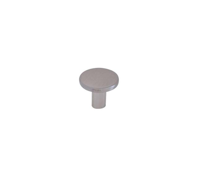 Bouton meuble Contemporain Zamak Brossé ø25mm h21mm - B BEAUTY