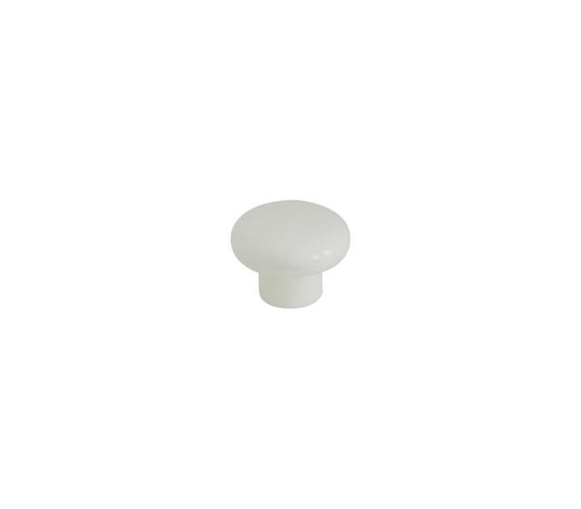 Bouton meuble enfant Plastique Blanc ø33mm h25mm - B BEAUTY