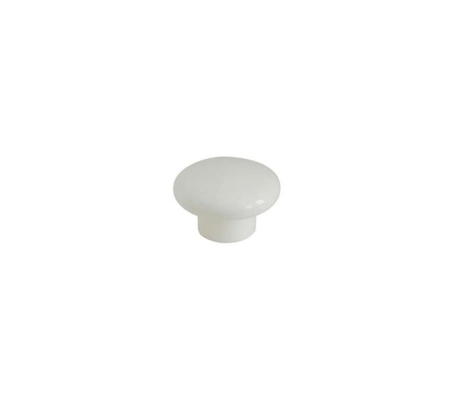 Bouton meuble enfant Plastique Blanc ø40mm h25mm - B BEAUTY