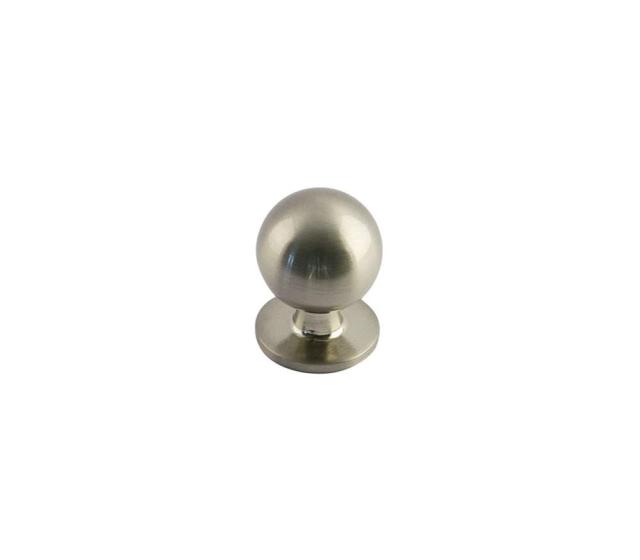 Bouton meuble New Zamak Brossé ø25mm h33mm - B BEAUTY