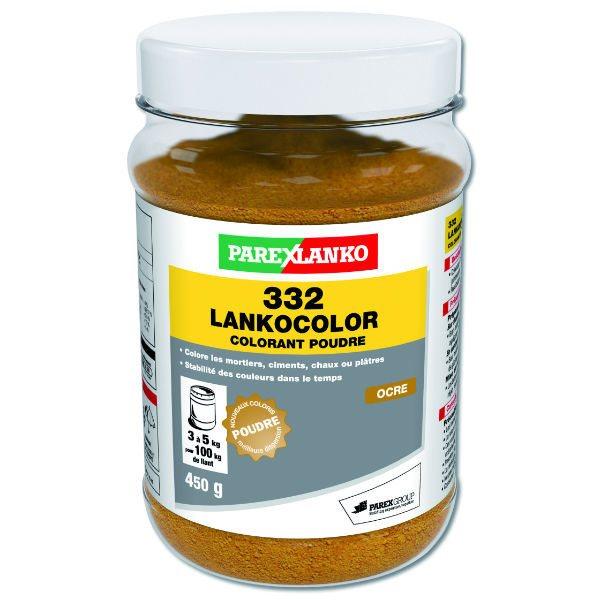 Colorant pour mortier et ciment ocre 450g Lankocolor PAREXLANKO