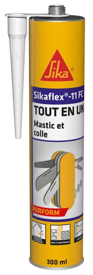 Colle Tout en Un Sikaflex®-11 FC Blanc 300ml - SIKA