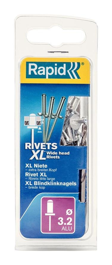 Rivets XL Ø3.2 x 8 mm de RAPID