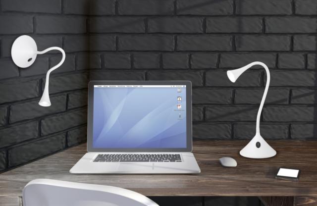 Lampe de Table Viper Blanc H.31cm - REALITY