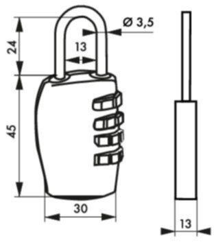 Cadenas Bora Bora 30mm 4 Viroles à Combinaison Modifiable - THIRARD