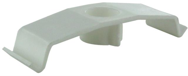 Guide fils 52x8x17mm plastique blanc x2