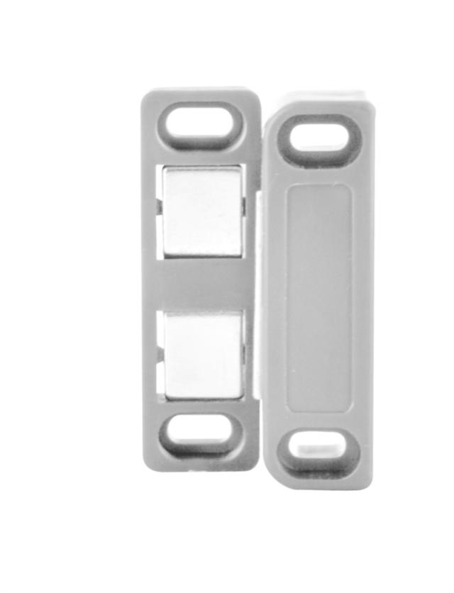 Loquet magnétique rectangle 5kg blanc x8