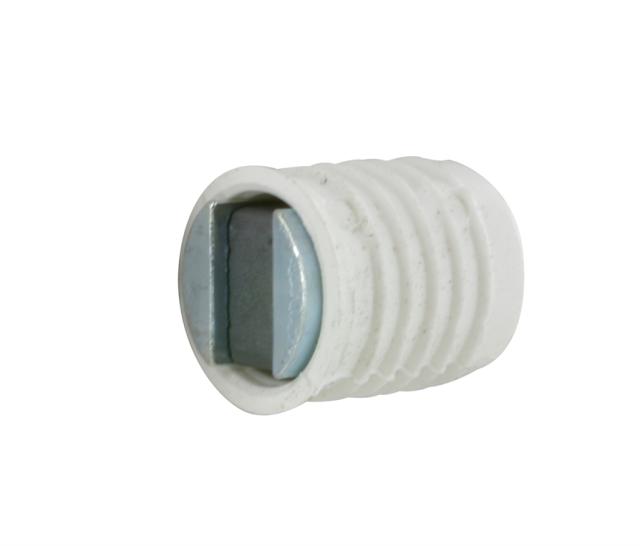 Lot de 2 loqueteaux magnétiques à encastrer force 4kg fermeture pour porte de meuble