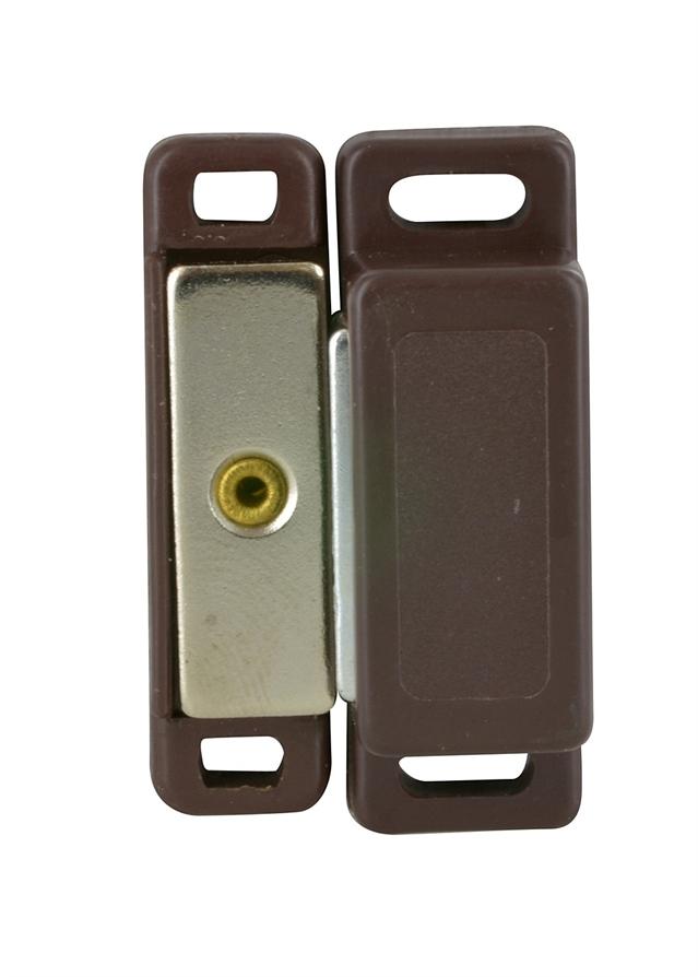 Loqueteau magnétique rectangulaire à visser à pattes force 8kg fermeture pour porte de meuble