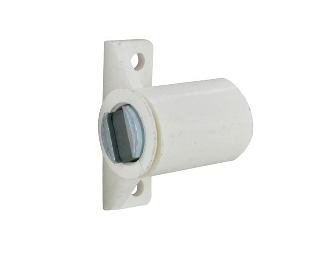 Lot de 2 loqueteaux magnétiques rond à pattes à visser force 4kg fermeture pour porte de meuble
