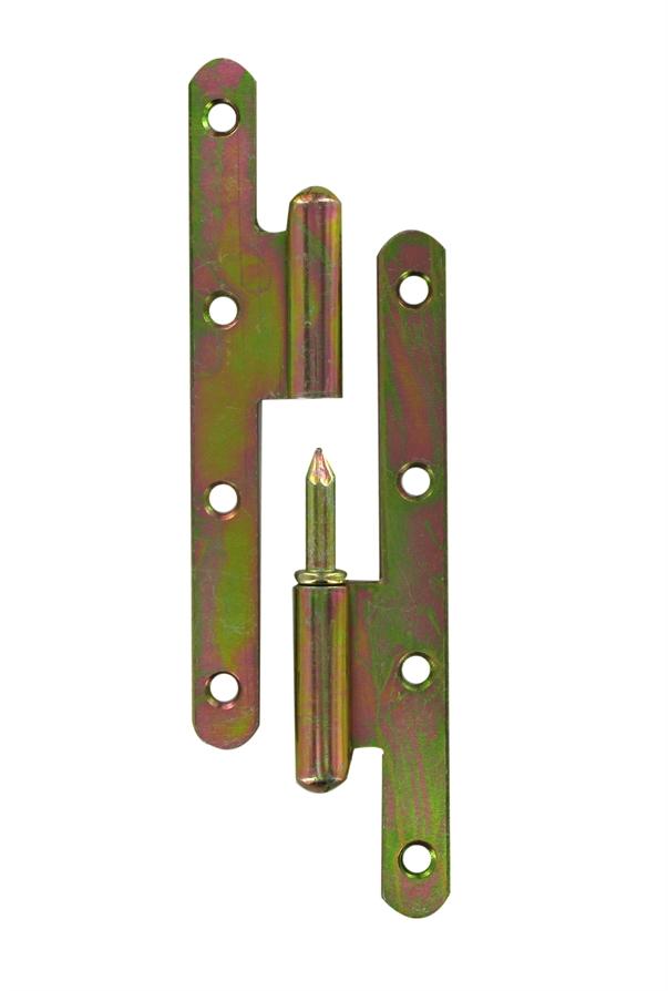 Paumelle de paris droite pour porte à visser