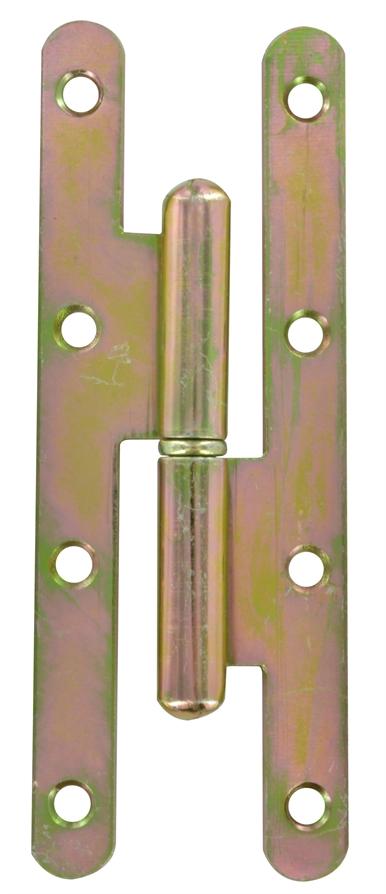 Paumelle de paris droite pour porte à visser