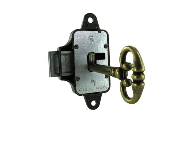 Serrure à visser en applique pour porte droite fermeture à clé pour porte de meuble