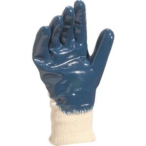 GANT NITRILE  BLEU A/POIGNET ELASTIQUE T.10