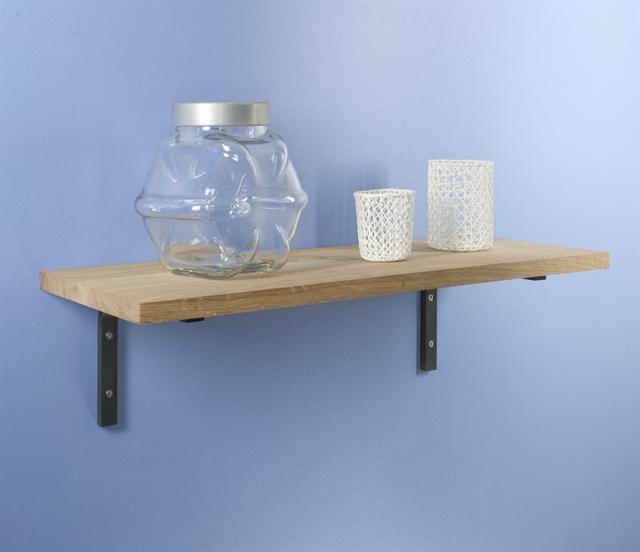 Equerre acier époxy gris 200 x 250mm