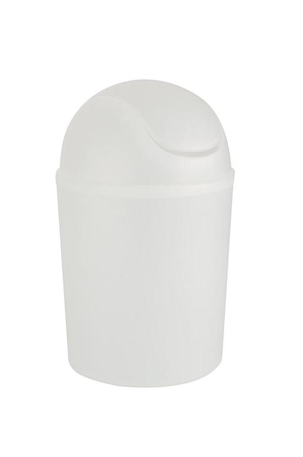 Poubelle couv. oscillant arktis blanc