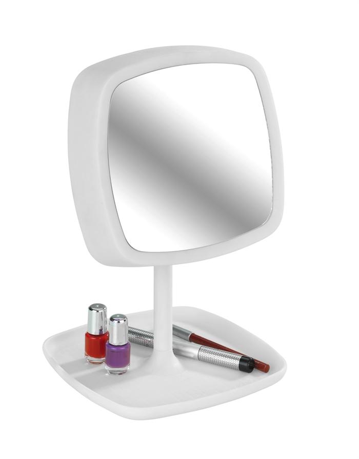 Miroir grossissant LED à poser &lampe de table ostia