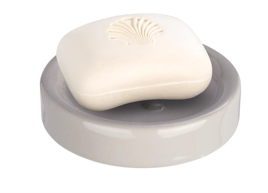 Porte savon polaris gris pastel