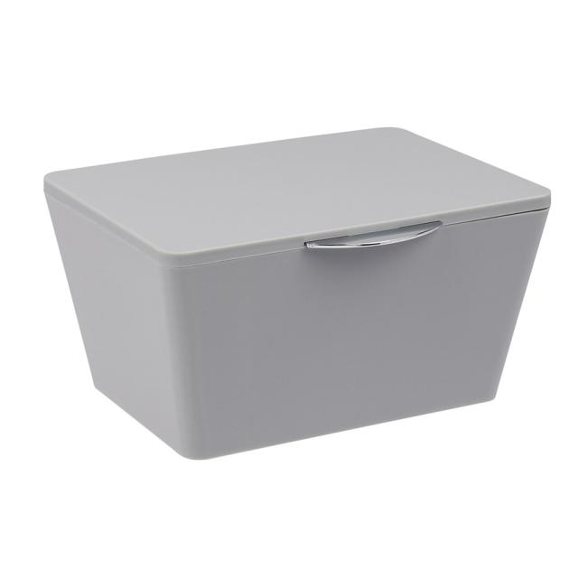 Boîte salle de bain avec couvercle brasil gris