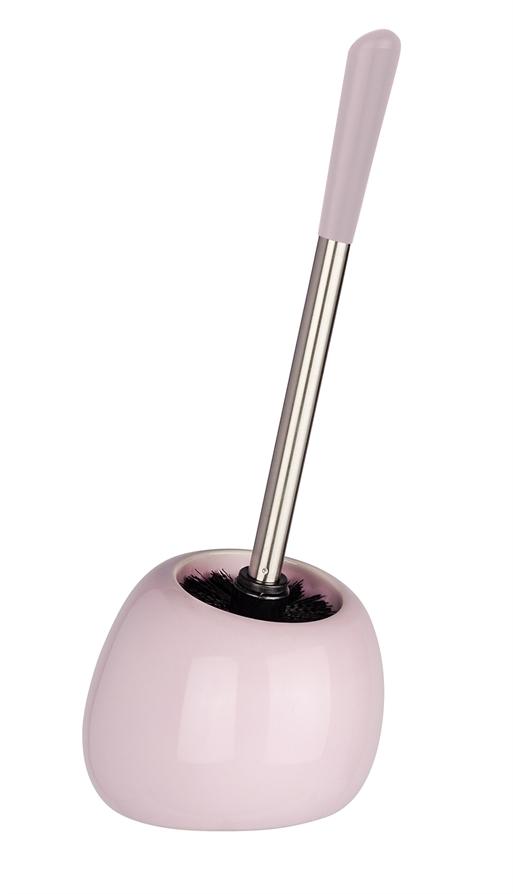 Porte-brosse WC Polaris céramique rose pastel - WENKO