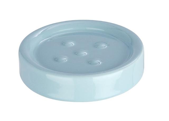 Porte-savon Polaris céramique bleu pastel - WENKO