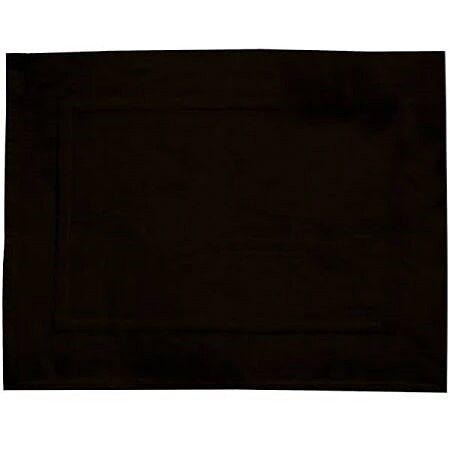 Tapis de bain coton Paradise 50x70cm très absorbant noir - WENKO