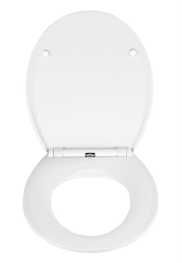 Abattant mora blanc frein de chute thermodur