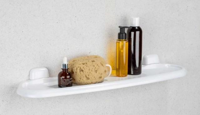Tablette Mural de Douche Pure - D.58x5,5 x14cm