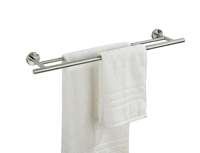 Porte-serviettes Duo Bosio inox mat - WENKO
